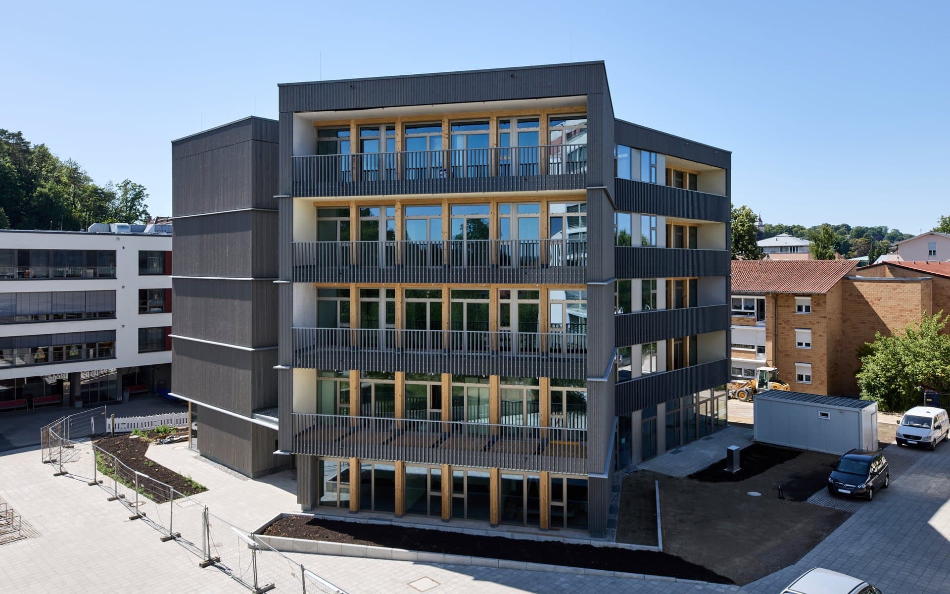 Übersichtsbild Gebäude F2 am Hospitalquartier Biberach