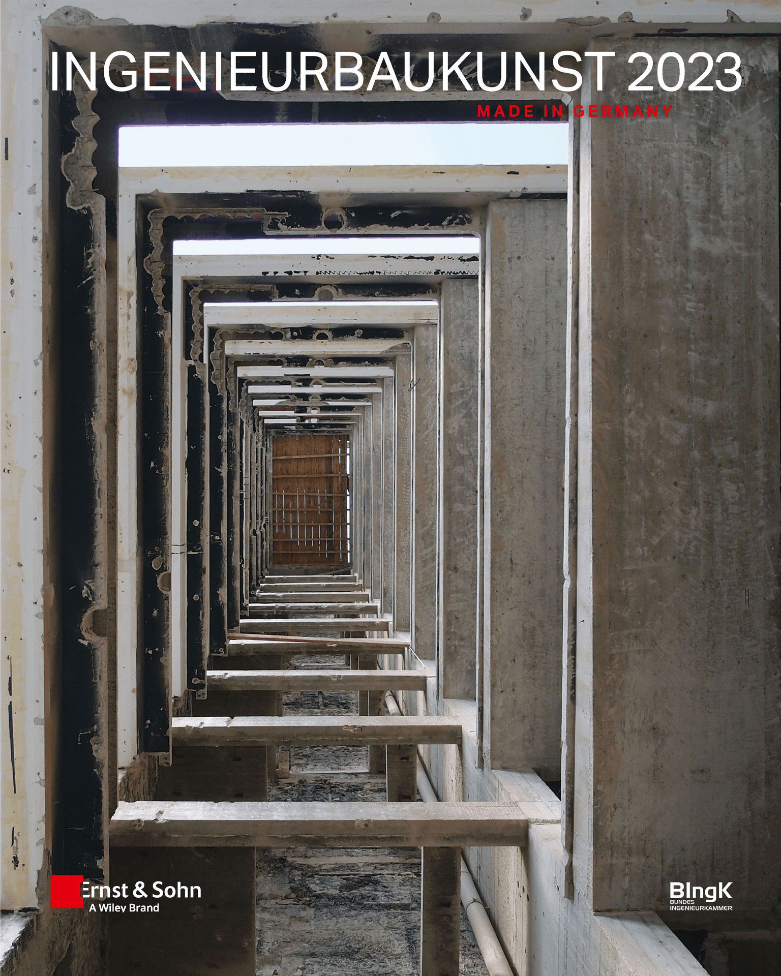 Die Ingenieurbaukunst 2023 erscheint Ende November. Jetzt für 2024 einreichen! Cover © Verlag Ernst & Sohn
