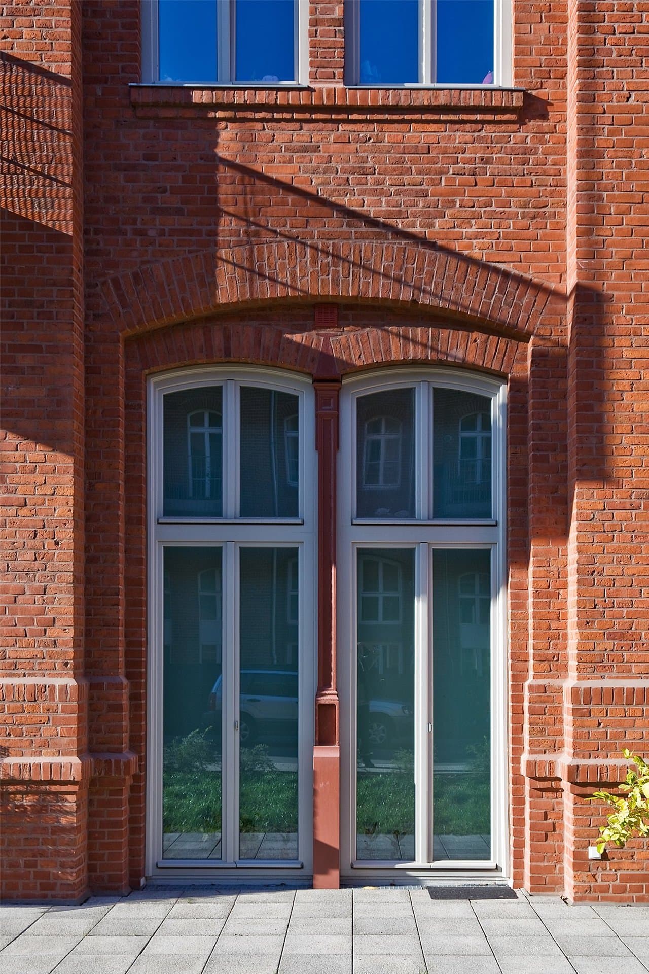 Ausschnitt der Fassade nach Fertigstellung